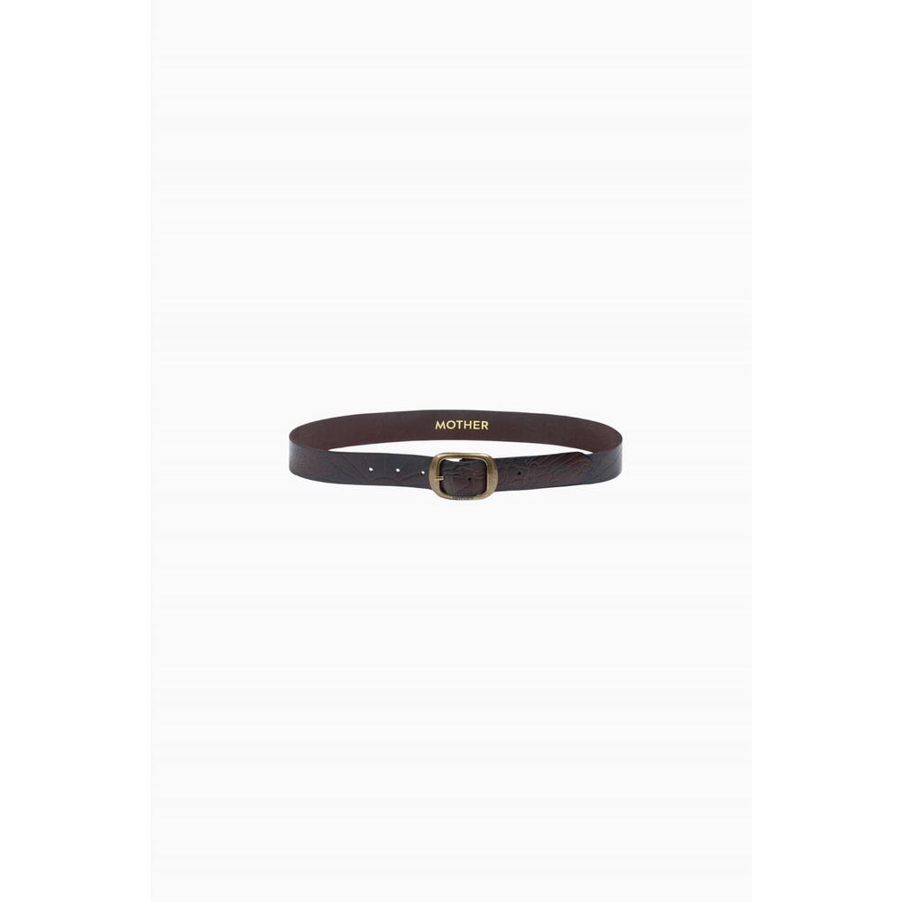 NEW MOTHER women's magpie belt in cognac